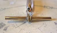Antique Pocket Watch Chain 1918 WW1 Silver Steel Bullet Casing Albert With T Bar (9 of 11) Antique Pocket Watch Chain 1918 WW1 Silver Steel Bullet Casing Albert With T Bar (9 of 11)