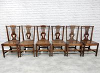 Set of 6 Georgian Welsh Oak Dining Chairs (4 of 8) Set of 6 Georgian Welsh Oak Dining Chairs (4 of 8)