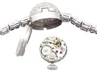 4.82ct Diamond Admina Cocktail Watch in Platinum - Art Deco - Vintage c.1940 (9 of 15) 4.82ct Diamond Admina Cocktail Watch in Platinum - Art Deco - Vintage c.1940 (9 of 15)