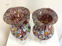 2 Beautiful Italian Murano Fratelli & Torso Millefiori Glass Vases (17 of 34) 2 Beautiful Italian Murano Fratelli & Torso Millefiori Glass Vases (17 of 34)