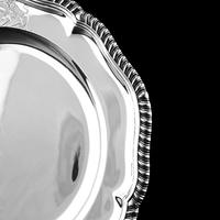 Antique Solid Silver Dish with Coat of Arms for Michael Bass, 1st Baron Burton - Garrard 1888 (15 of 21) Antique Solid Silver Dish with Coat of Arms for Michael Bass, 1st Baron Burton - Garrard 1888 (15 of 21)
