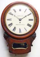 Rare Antique Drop Dial Wall Clock 8 Day Single Fusee Movement (3 of 13) Rare Antique Drop Dial Wall Clock 8 Day Single Fusee Movement (3 of 13)
