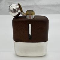 20th Century Modern Sterling Silver & Glass Hip Flask Sheffield 1937 James Dixon & Sons (4 of 9) 20th Century Modern Sterling Silver & Glass Hip Flask Sheffield 1937 James Dixon & Sons (4 of 9)