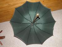 Antique "PEERLESS" Bottle Green Canopy Umbrella With FOX Frame - 64cm Tall (10 of 13) Antique "PEERLESS" Bottle Green Canopy Umbrella With FOX Frame - 64cm Tall (10 of 13)