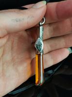 Victorian Scottish Silver & Amber Cross Pendant (10 of 11) Victorian Scottish Silver & Amber Cross Pendant (10 of 11)