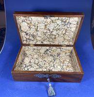 Victorian Brassbound Walnut Jewellery Box (4 of 9) Victorian Brassbound Walnut Jewellery Box (4 of 9)