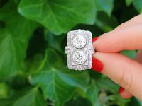 4.84ct Diamond & Platinum Dress Ring - Art Deco - Antique French c.1920 (2 of 9) 4.84ct Diamond & Platinum Dress Ring - Art Deco - Antique French c.1920 (2 of 9)