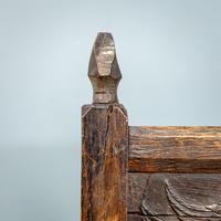 Carved Oak Bench (7 of 9) Carved Oak Bench (7 of 9)