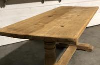 French Bleached Oak Farmhouse Dining Table (6 of 10) French Bleached Oak Farmhouse Dining Table (6 of 10)