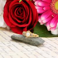 The Antique Victorian 1862 Pearl & Rose Cut Ornate Diamond Ring (7 of 8) The Antique Victorian 1862 Pearl & Rose Cut Ornate Diamond Ring (7 of 8)
