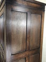 Early 20th Century Antique Oak Linenfold Hall Cupboard (9 of 13) Early 20th Century Antique Oak Linenfold Hall Cupboard (9 of 13)