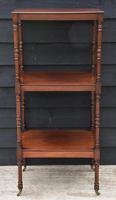 Fine Quality 19th Century Georgian Mahogany Three Tier Whatnot / Display Stand / Shelves. (4 of 11) Fine Quality 19th Century Georgian Mahogany Three Tier Whatnot / Display Stand / Shelves. (4 of 11)