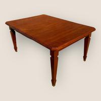 Antique Edwardian Mahogany Extending Dining Table with Extra Leaf (1 of 12)