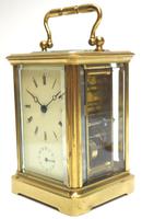 Good Antique French 8-day Carriage Clock Bevelled Case with Bell Alarm Feature (5 of 13) Good Antique French 8-day Carriage Clock Bevelled Case with Bell Alarm Feature (5 of 13)