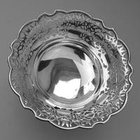 Very Fine Solid Silver Pedestal Pierced Bowl / Basket - Chester c.1937 (5 of 7) Very Fine Solid Silver Pedestal Pierced Bowl / Basket - Chester c.1937 (5 of 7)