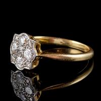 Art Deco Diamond Cluster Ring 18ct Gold Platinum Circa 1920 (5 of 6) Art Deco Diamond Cluster Ring 18ct Gold Platinum Circa 1920 (5 of 6)
