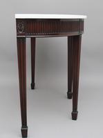 18th Century Mahogany & Marble Top Console Table (9 of 9) 18th Century Mahogany & Marble Top Console Table (9 of 9)