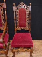 Set Antique Oak Dining Chairs - Farmhouse Kitchen Diners 1880 (11 of 11) Set Antique Oak Dining Chairs - Farmhouse Kitchen Diners 1880 (11 of 11)