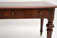Antique William IV Mahogany Leather Top Writing Table / Desk (12 of 12) Antique William IV Mahogany Leather Top Writing Table / Desk (12 of 12)