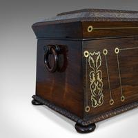Antique Tea Caddy, English, Rosewood, Chest, Thomas of London, Regency c.1820 (6 of 12) Antique Tea Caddy, English, Rosewood, Chest, Thomas of London, Regency c.1820 (6 of 12)