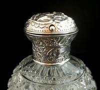 Antique Victorian Scent Bottle, Cut Glass, Sterling Silver (3 of 12) Antique Victorian Scent Bottle, Cut Glass, Sterling Silver (3 of 12)