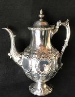 Outstanding Mid Victorian Silver Plated 4 Piece Tea Service (6 of 7) Outstanding Mid Victorian Silver Plated 4 Piece Tea Service (6 of 7)