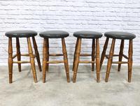 Set of 4 Vintage Bar Stools (2 of 4) Set of 4 Vintage Bar Stools (2 of 4)