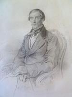 French Graphite Portrait " Gentleman" Indistinctly Signed, 1856 (4 of 7) French Graphite Portrait " Gentleman" Indistinctly Signed, 1856 (4 of 7)