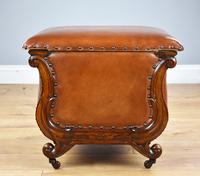 Victorian Hand Dyed Leather Ottoman (6 of 14) Victorian Hand Dyed Leather Ottoman (6 of 14)
