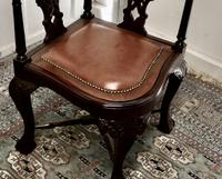 Chunky Georgian Style Mahogany Corner Chair (4 of 5) Chunky Georgian Style Mahogany Corner Chair (4 of 5)