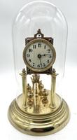 Lovely Antique German 400-day Torsion Clock German Anniversary Clock Mantel Clock C1900