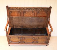 Solid Oak Carved Settle (6 of 10) Solid Oak Carved Settle (6 of 10)