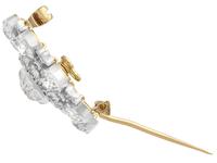 6.10ct Diamond & 9ct Yellow Gold Brooch / Pendant - Antique Victorian (9 of 15) 6.10ct Diamond & 9ct Yellow Gold Brooch / Pendant - Antique Victorian (9 of 15)