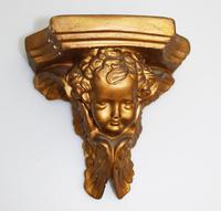 A Good Pair (2x) of Vintage Gilded Plaster Corbel Shelf Brackets C.1960 (11 of 15) A Good Pair (2x) of Vintage Gilded Plaster Corbel Shelf Brackets C.1960 (11 of 15)