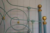 Antique Victorian Brass & Iron Bed 5ft Kingsize Bedstead Sympathetically Restored (9 of 17) Antique Victorian Brass & Iron Bed 5ft Kingsize Bedstead Sympathetically Restored (9 of 17)