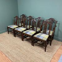 Set of 8 Hepplewhite Design Antique Mahogany Dining Chairs (9 of 10) Set of 8 Hepplewhite Design Antique Mahogany Dining Chairs (9 of 10)
