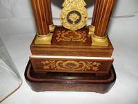 French Rosewwod Portico Clock Complete with Dome & Stand (9 of 9) French Rosewwod Portico Clock Complete with Dome & Stand (9 of 9)