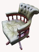 Fine Quality Leather Chesterfield Desk Chair (4 of 5) Fine Quality Leather Chesterfield Desk Chair (4 of 5)