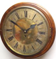 English Dial Wall Clock Rare Station Public Fusee Dial Wall Clock by Sam Aldworth at Childrey Berkshire (2 of 12) English Dial Wall Clock Rare Station Public Fusee Dial Wall Clock by Sam Aldworth at Childrey Berkshire (2 of 12)