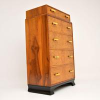 1930’s Art Deco Burr Elm & Walnut Chest of Drawers (5 of 11) 1930’s Art Deco Burr Elm & Walnut Chest of Drawers (5 of 11)