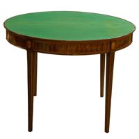George III Mahogany & Satinwood Card Table (5 of 9) George III Mahogany & Satinwood Card Table (5 of 9)
