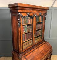 Large Victorian Mahogany Cylinder Bureau Bookcase (8 of 18) Large Victorian Mahogany Cylinder Bureau Bookcase (8 of 18)