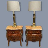 Pair of Italian Parquetry Bedside Commodes (2 of 8) Pair of Italian Parquetry Bedside Commodes (2 of 8)