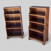 Pair of Bookcases – Almost Matching - Circa 1930