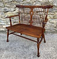 Unusual Oak Arts & Crafts Bench (5 of 18) Unusual Oak Arts & Crafts Bench (5 of 18)