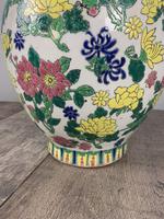 English Floral Vase Table Lamp, Rewired & Pat Tested c.1900 (3 of 9) English Floral Vase Table Lamp, Rewired & Pat Tested c.1900 (3 of 9)
