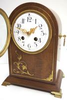 Good Antique French 8-day Arched Top Inlaid Mantel Clock Art Nouveau Mantel Clock (7 of 10) Good Antique French 8-day Arched Top Inlaid Mantel Clock Art Nouveau Mantel Clock (7 of 10)