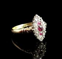 Victorian Ruby & Diamond Navette Ring (5 of 14) Victorian Ruby & Diamond Navette Ring (5 of 14)