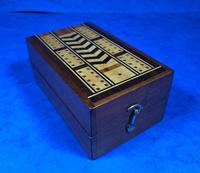 Victorian Inlaid Mahogany Crib Box (15 of 20) Victorian Inlaid Mahogany Crib Box (15 of 20)