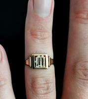Antique 9ct Rose Gold Signet Ring, Initial M, Silver (10 of 10) Antique 9ct Rose Gold Signet Ring, Initial M, Silver (10 of 10)